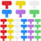 Xindojuz 30 PCS Cable Labels Tags Write on Cord Labels, Name Tags for Charging Cables, Reusable Wire Tag Markers for Computers Cables Management and Identification (6 Colors)