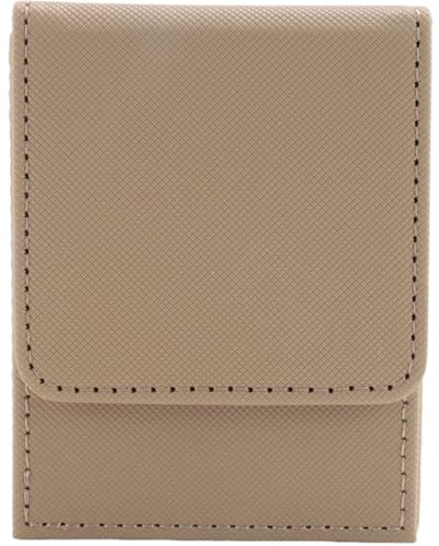 Asyduey Karten Etui Deck Box Karten mit HüLlen Deck Spiel Box für Binder: 100+, Sand Farbe