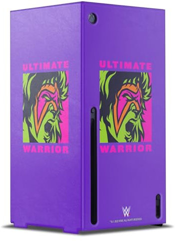 Head Case Designs Officially Licensed WWE Illustrated The Ultimate Warrior Game Console Wrap Case Cover Compatible With Xbox Series X Console