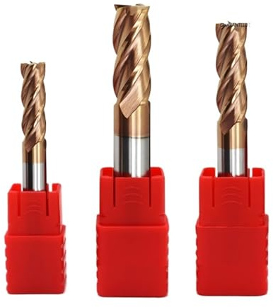Hartmetall-Schaftfräser, 1–20 mm, Schaftfräser, 4 Nuten, Fräser, Legierungsbeschichtung, Wolframstahl, Schneidwerkzeug, CNC-Bearbeitungs-Schaftfräser(10PCS,3X4DX50L)
