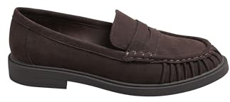 Yours - Faux Suede Ruched Front Loafers in Extra Wide Eee Fit - Women's