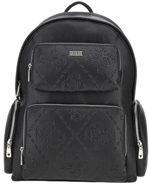 GUESS Rucksack Freizeitrucksack Boston Backpack Black schwarz