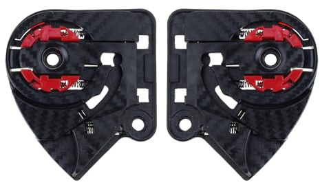 Laikoutd 1 Paar Motorräder Helm Visiere Schild Getriebe Basis Platte Objektiv Für FF801 FF323 FF390 FF397 Befestigung Schild Ersatz