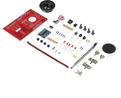 DIY FM Radio Construction Set Learn and Enjoy Building Your Own Listening Device (With Case)
