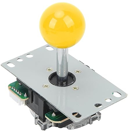 Hiraith Kit Joystick Game Stick Controller USB Plug and Play per Giocatori di Computer PC (Giallo)