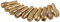 Paor 10 Pcs 4.3mm Shank 0.5-3.2mm Brass Collet Drill Chuck Fits Dremel Rotary Tools Electric Grinding Drill Collect Chuck Holder 0.5-3.2mm