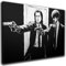 Canvas35 Filmposter Pulp Fiction auf Leinwand, Wandkunstdruck, Raumdekoration, Bilder auf der Vorderseite, Quentin Tarantino (60 x 40 cm)