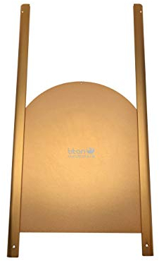 Elite gebogenes Metallschiebetür für Hühnerhäuser Titan