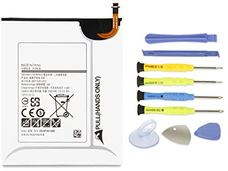 K KYUER 19Wh 5000mAh EB-BT561ABE EB-BT561ABA Tablette Batteria per Samsung Galaxy Tab E Nook 9.6 SM-T560 SM-T561 SM-T565 (3G & WiFi) T560 T561 T561N T561M T561Y Tablet Battery with Installation Tools