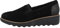 Clarks Women's Sharon Dolly Sneaker, Black Suede W Dark Tan World, 4 UK