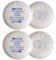 3M 2125 P2R - Filtri antiparticolato leggeri, 1 paio per confezione (2 paia)