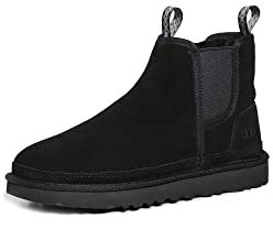UGG Neumel Chelsea, Stivali classici Uomo, Nero, 44 EU