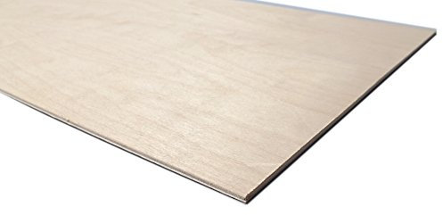 2 Pack of 4mm Birch Plywood 300x210x4mm (A4 Approx) Ply Sheets Seconds