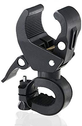 Uteruik Soporte para Linterna de Bicicleta para Bicicleta, Soporte para Linterna, Soporte de Agarre para Bicicleta