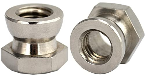 OPIOL QUALITY® Abreißmuttern M10 aus Edelstahl A2 V2A (100 Stück) Abreissmuttern Diebstahlsicherung Sicherheitsmutter Edelstehl Muttern Diebstahlhemmende