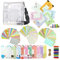 Mini 40 Clear Camera Case Bundle Set for Fujifilm Instax Mini 40 Instant Camera, Camera Case with Strap/Sticker Borders/Wall Hang Frames