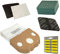 Sparset 10 Staubsaugerbeutel + 10 Duftsteine + Hepa Filter + Kohlefilter geeignet für Vorwerk Tiger VT 251 252 - aus Spezialpapier