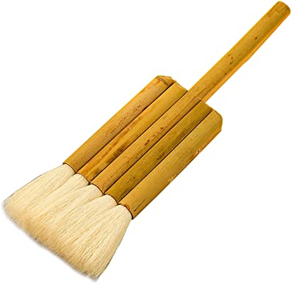 BAXIXINGYUNMU Bürste, Hake Blender Brushes 3/4/5/6/7 Tubes Schafhaar Künstler Malpinsel für Töpfermalerei Wash Staub Reinigung Keramik