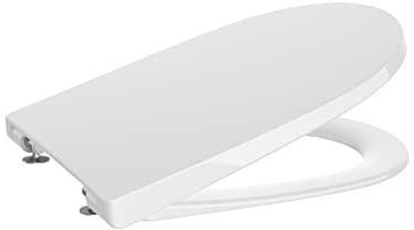 Roca A801E12001 Asiento y Tapa Supralit, Caída Amortiguada, Coleccion Ona, Blanco