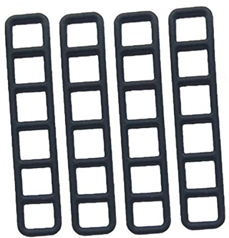 Lipfer 4pcs Autospiegelhalterung Gummi -Gummi -rückspiegel Fixierung Schnalle Auto Kamera Camcorder Rückenständer Fester Gummiband