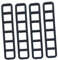 Lipfer 4pcs Autospiegelhalterung Gummi -Gummi -rückspiegel Fixierung Schnalle Auto Kamera Camcorder Rückenständer Fester Gummiband