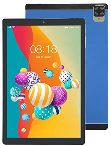 10,1-Zoll-Tablet, 5G-WLAN-Tablet, 10-Kern-CPU, 6 GB Ram 128 GB Rom, 8800-mAh-Akku mit Langer Akkulaufzeit, Ladeanschluss Typ C, Auflösung 1960 X 1080, Kann für Arbeit, Studium, Schreiben Usw.(EU)