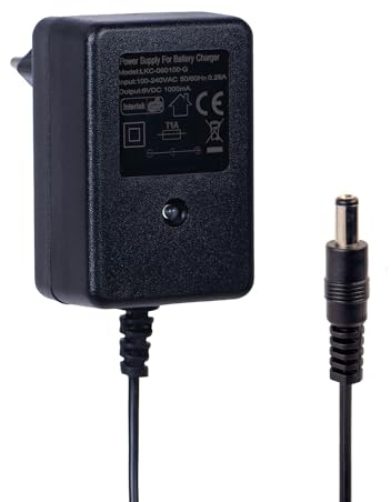 Caricabatterie 6V per giocattoli cavalcabili, Caricabatterie 6V per motociclette elettriche per bambini, Caricabatterie 6 Volt per ruote motrici Accessori per cavalcabili elettrici