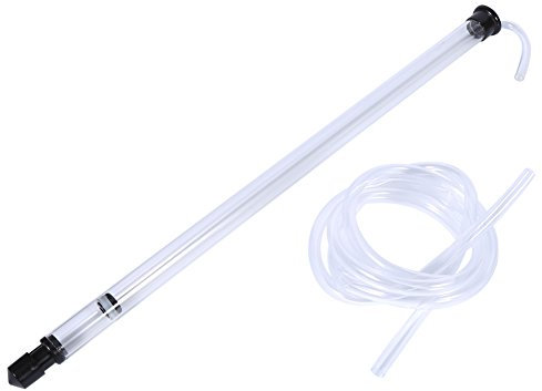 Siphon de Brassage de vin, kit de siphonnage régulier Canne de soutirage de Siphon pour Bouteille de Seau à vin de bière avec Tube Transparent Noir