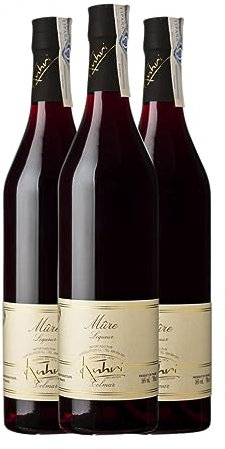 Licores Kuhri Mûre Licor Macerado de Mora 70 cl (Caja de 3 Botellas de 70 cl)