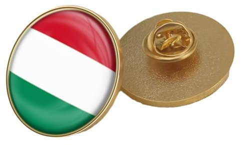 Brosche Mit Ungarn-Flagge – Abzeichen, Anstecknadeln, Nationalland-Knopf, Anstecknadel, Patriotische Ornamente, Geschenke, Erinnerungsstücke Für Pullover, Schals, Rucksäcke, Accessoires, 25 Mm,