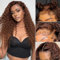 24 Zoll 13x4 Lace Front Wig Human Hair Echthaar Perücke Deep Wave HD Lace Front 180% Density Perücke Braun Light Brown Perücke Damen Human Hair Perücke Damen Echthaar 60cm