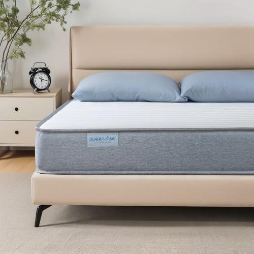 QUEEN ROSE H3&H4 Matratze 120x200cm, Kaltschaummatratze, Höhe 18cm Wendematratze, Komfortmatratze, Öko-Tex Zertifiziert