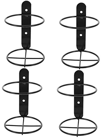 Garneck 4stücke Wandmontiertes Weinregal Aus Robustem Material Weinhalter Für Einzelne Flaschen Weinregal Zur Wandmontage Für Home Bar Küche Oder Esszimmer