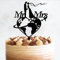 Travel Themed Wedding Cake Topper, Custom R Travel Airplane 6-7.8 Inch Acrylic or Wood Cake Decoration