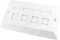 CAT5e Ethernet Faceplate Single RJ45 Socket Wall Plate for CAT 5 Ethernet Cable Networking Socket Box - 1 Port / 2 Ports / 4 Ports - by Electoys (4 Ports)