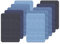 iwiio Denim Patches for Jeans Iron on, 10Pcs Iron on Patches for Clothing, Cotton Denim Patches for Jeans Rrepair, Fabric Patches for Jeans and Clothing Repair and Decoration Kit - 4.9 x 3.8 in
