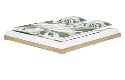 Erst-Holz®Futonbett 180x200 platzsparend extra niedriges Loftbett Esche lackiert V-60.47E-18ohne Zubehör