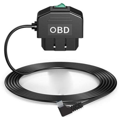 Blisfulhoks Dash Cam OBD Hardwire Kit,Dash Camera USB Type C Hardwire Kit with OBD Power Cable for Dashcam 12-24V to 5V/3A