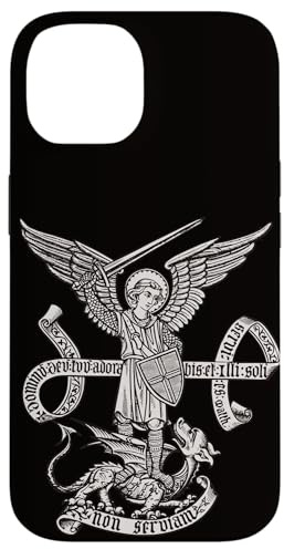 St Michael Erzengel Katholischer Engel verteidige uns Hülle für iPhone 14