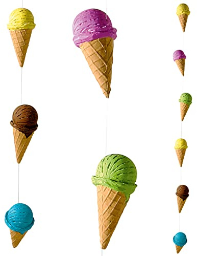 Deko Waffeleis-Kette Waffeleis-Girlande Waffeleis-Ranke Kette Waffeleis 220 cm