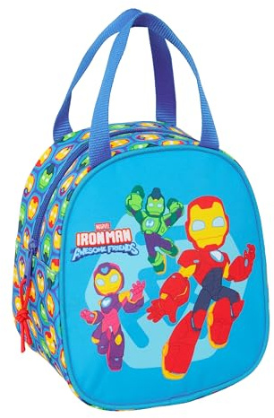 Iron Man – Lunch Bag, Pencil Case, Quality and Maximum Resistance, Food Holder, Recreation, 19 x 14 x 22 cm
