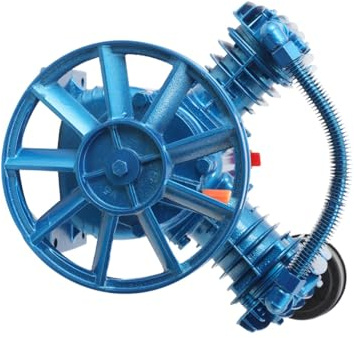 2.2KW 3HP Single Stage Air Compressor Pump Head | 250L/min 8.8CFM 8Bar 115PSI | Industrial Cast Iron Air Compressor Pump | 1050rpm High Flow Replacement Compressor Pump for Belt Driven Air Compressor