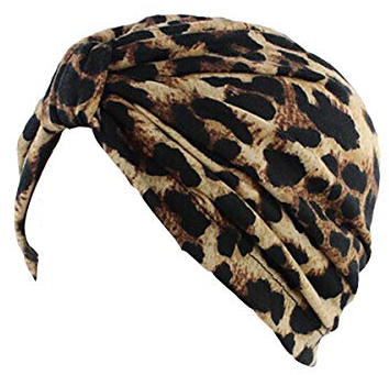 Ever Fairy Damen Turban/Chemo-Schlafmütze, Blumenmuster, Baumwolle, Turban