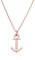 PAUL HEWITT Anker Halskette Damen Anchor Spirit aus 925 Sterling Silber - Roségold vergoldet