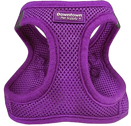 Downtown Pet Supply No Pull, Step in Adjustable Dog Harness with Padded Vest, Easy to Put on Small, Medium and Large Dogs (Purple, XS)