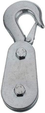 JenNiFer 2T/4T/8T/10T Ton Snatch Block Winch Rope Pulley Heavy Duty 4X4 Recovery - 2