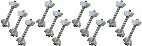 Unika Slimline Toggle Bolt for Compact Laminate Kitchen Worktop Connecting Bolts - 12 Pack