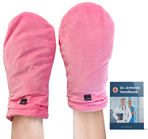 Doctor Approved Hand Warmers - Microwavable Therapy Mittens for Arthritis & Carpal Tunnel Pain Relief (Lavender, Pink)