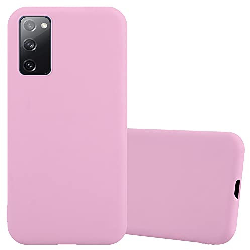 Cadorabo Hülle kompatibel mit Samsung Galaxy S20 FE Schutzhülle TPU Silikon Case Candy Design Slim Kratzfest Weiche Gummi mit Rundumschutz Case Hülle für Galaxy S20 FE in Rosa