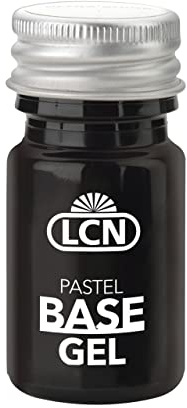 LCN Pastell Base Gel 10ml - perfekte Grundlage bei hellen Pastelltönen für streifenfreies Ergebnis
